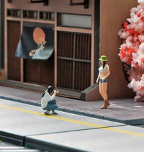 Load image into Gallery viewer, 1:64 Painted Figure Mini Model Miniature Resin Diorama Camera Girl Photographer
