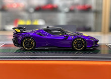 Load image into Gallery viewer, U2 1:64 Purple SF90XX Stradale Racing Sports Model Diecast Resin Car New Collection