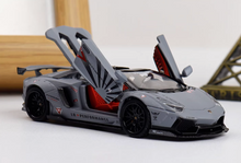 Load image into Gallery viewer, RM 1:64 Gray Aventador LP700-4 LBWK Sports Open Model Diecast Metal Car New Collection