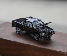 Load image into Gallery viewer, GCD 1:64 Black Hilux SR5 Xtra Cab Pickup Truck Model Diecast Metal Car New Collection