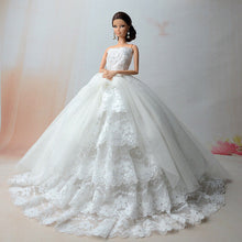 Load image into Gallery viewer, Barbie Doll Clothing 11.5" Girl Wear Fashion 1/6 Wedding Dress Gowns Party cake
