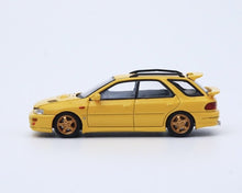 Load image into Gallery viewer, ATS 1:64 Yellow IMPREZA WRX STI GC Wagon Sport Model Diecast Metal Car New Collection