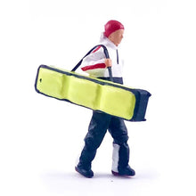 Load image into Gallery viewer, 1:64 Painted Figure Mini Model Miniature Resin Diorama Sand Snowboarding People New Scene