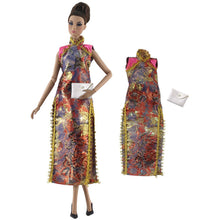 Load image into Gallery viewer, Barbie Doll Clothing 11.5&quot; Girl Party Wear Fashion  1/6 Chi-pao Cheongsam Dress
