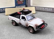 Load image into Gallery viewer, BM 1:64 White 1980 Rusting Hilux N60 N70 Pickup Truck Model Diecast Metal Car