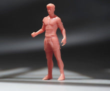 Load image into Gallery viewer, 1:64 Painted Unpainted Figure Model Miniature Resin Diorama Sand Boxer Man Boy