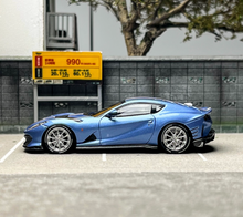 Load image into Gallery viewer, TOC 1:64 Light Blue 812C Coupe Racing Sports Model Diecast Metal Car BN