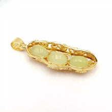 Load image into Gallery viewer, Nature Jade Lucky Beans Pendant Necklace Gift For Woman Jewelry charm Blessing C