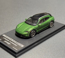 Load image into Gallery viewer, AF 1:64 Green Taycan Tturbo S Cross Turismo Sports Model Diecast Metal Car New Collection