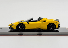 Load image into Gallery viewer, U2 1:64 Yellow Novitec SF90 Spider Convertible Sports Model Diecast Resin Car