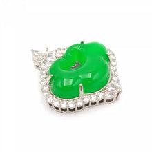 Load image into Gallery viewer, Nature Jade Yuanbao Pendant Necklace Gift Jewelry charm Blessing Fortune New a