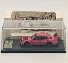 Load image into Gallery viewer, RM 1:64 Pink 190E W201 Sedan Widebody Sports Model Diecast Metal Car New Collection