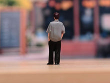 Load image into Gallery viewer, 1:64 Painted Figure Model Miniature Resin Diorama Sand Cool Boy With Sunglasses