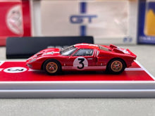 Load image into Gallery viewer, FY 1:64 Red #3 GT40 MK1 MK2 Coupe Racing Sports Model Diecast Metal Car New Collection