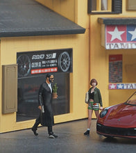 Load image into Gallery viewer, 1:64 Painted Figure Mini Model Miniature Resin Diorama Sand Suit Man Girl Toy New