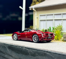 Load image into Gallery viewer, LCD 1:64 Red Carbon Utopia Roadster Sports Model Diecast Metal Car New Collection