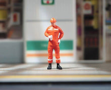 Load image into Gallery viewer, 1:64 Painted Figure Model Miniature Resin Diorama Sand Fire Rescue Firefighters Collection