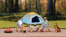 Load image into Gallery viewer, 1:64 Painted Figure Model Miniature Resin Diorama Camping Outdoor Picnic BBQ Toy Collection