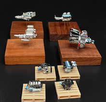 Load image into Gallery viewer, 1:64 JDM Car VTEC Turbo Engine Garage Mechanic Display Model Resin Scene New