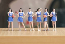 Load image into Gallery viewer, 1:64 Painted Figure Model Miniature Resin Diorama Sand Basketball Girl Baby Lady