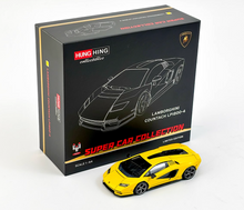 Load image into Gallery viewer, HH 1:64 Yellow Countach LPi800-4 Racing Sports Model Diecast Metal Car New Collection