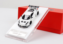 Load image into Gallery viewer, 1:64 White 458 GT LBWK Racing Sports Model Diecast Resin Car New Collection