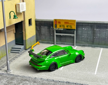 Load image into Gallery viewer, 1:64 Green RWB 964 Racing Sports Classic Model Diecast Metal Car New