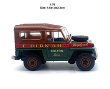 Load image into Gallery viewer, 1:76 Land Rover Jeep SUV Classic Vintage Model Diecast Metal Car New Collection