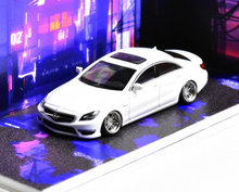 Load image into Gallery viewer, MJ 1:64 HEC White CLS 63 VIP Sedan Sports Model Diecast Metal Car New Collection