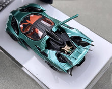 Load image into Gallery viewer, DMH 1:64 Green Project Evo Racing Sports Model Diecast Metal Car New Collection