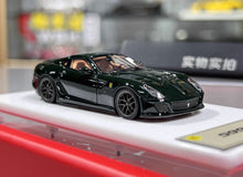 Load image into Gallery viewer, DMH 1:64 Dark Green 599 GTO Racing Sports Model Diecast Resin Car New Collection