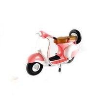 Load image into Gallery viewer, 1:64 Painted Figure Mini Model Miniature Resin Diorama Sand Vespa Motocycle Girl