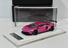 Load image into Gallery viewer, Onemodel 1:64 Hot Pink LP700 Aventador LB Sports Model Diecast Resin Car New Collection