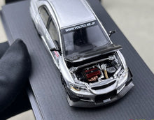 Load image into Gallery viewer, TM 1:64 Silver Carbon Lancer EVO 9 IX Widebody Model Diecast Metal Car New Collection