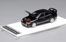 Load image into Gallery viewer, MH 1:64 JDM Black Lancer Evolution EVO IV 4 Sports Model Diecast Metal Car New Collection