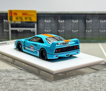 Load image into Gallery viewer, MY64 1:64 Blue Gulf 1999 F40 Super Racing Sports Model Diecast Resin Car New
