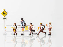 Load image into Gallery viewer, 1:64 Painted Figure Model Miniature Resin Diorama Scene Teacher Students Set