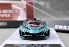 Load image into Gallery viewer, DMH 1:64 Green Project Evo Racing Sports Model Diecast Metal Car New Collection