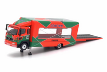 Load image into Gallery viewer, UM 1:64 Orange 500 HINO Ranger Transporter Truck Model Diecast Metal Car New Collection