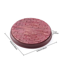 Load image into Gallery viewer, 1:64 Painted Car Model Base Miniature Diorama Sand Scenario Red brick Road Toy