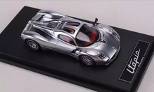 Load image into Gallery viewer, HM 1:64 Silver Utopia Engine Sports Model Diecast Metal Car New Collection