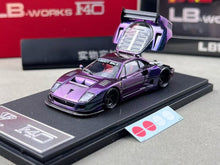 Load image into Gallery viewer, Star 1:64 Purple F40 LBWK Racing Sports Model Diecast Metal Car New Collection