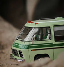 Load image into Gallery viewer, MK 1:64 Green HEC GMC Motor Home Road Trip RV Van Model Diecast Resin Car New Collection