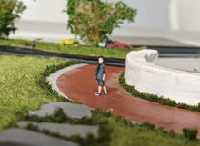 Load image into Gallery viewer, 1:64 Painted Figure Model Miniature Resin Diorama Sand Cute Girl Kid Posting Toy