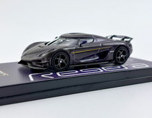 Load image into Gallery viewer, Tarmac 1:64 Purple Carbon Regera Limited Sports Model Diecast Metal Car New Collection