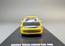Load image into Gallery viewer, Hobby 1:64 Yellow Civic Ferio Sir EG9 Sedan Sports Model Diecast Metal Car New Collection
