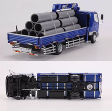 Load image into Gallery viewer, GCD 1:64 Blue Fuso Fighter Truck Crane Model Diecast Metal Car New Collection