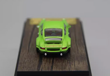 Load image into Gallery viewer, HKM 1:64 Green Singer DLS 911 964 Racing Sports Model Diecast Metal Car New