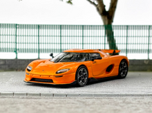 Load image into Gallery viewer, Tarmac 1:64 Orange CC850 Super Racing Sports Model Diecast Metal Car New Collection