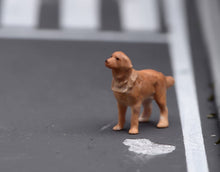 Load image into Gallery viewer, 1:64 Painted Figure Model Miniature Resin Sand Pet Dog Golden Retriever Lovely